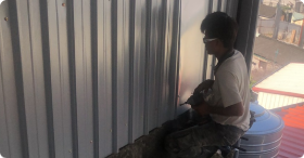 真新鐵皮台中鐵皮屋完工成果，客戶滿意推薦